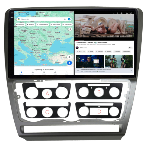 Navigație Android dedicată 2K QLED Octa-Core UIS8581A cu SIM 4G, CarPlay și Android Auto [4]