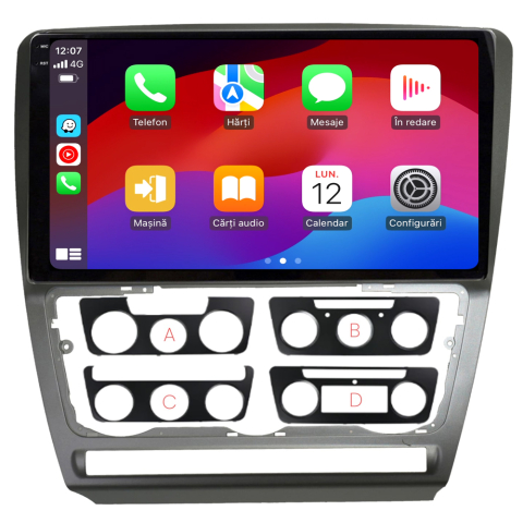 Navigație Android dedicată 2K QLED Octa-Core UIS8581A cu SIM 4G, CarPlay și Android Auto [2]