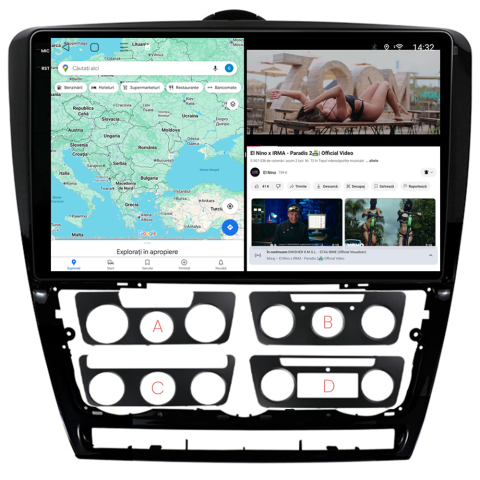 Navigație Android dedicată 2K QLED Octa-Core UIS8581A cu SIM 4G, CarPlay și Android Auto [4]