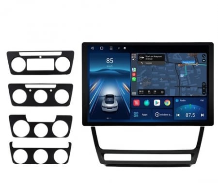 Toate Produsele - Navigatie Skoda Octavia 2 (2007-2013) 11.5 inch 2000x1200P 2K QLED cu Android 12, DSP 4GB RAM 64GB ROM, CarPlay si Android Auto si SIM 4G, PREMIUM