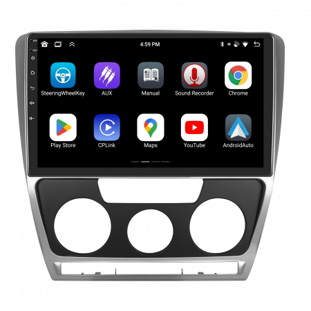 Navigatie Skoda Octavia (2004-2013) cu Android 13, 4GB 64GB, DSP, 8 CORE, DSP, RDS, CarPlay si Android Auto wiifi, ecran 10.1 Inch [9]