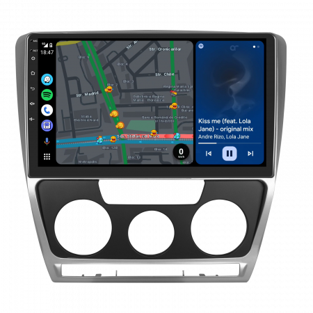 Navigatie Skoda Octavia (2004-2013) cu Android 13, 4GB 64GB, DSP, 8 CORE, DSP, RDS, CarPlay si Android Auto wiifi, ecran 10.1 Inch [7]
