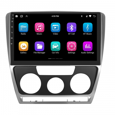 Navigatie Skoda Octavia (2004-2013) cu Android 13, 4GB 64GB, DSP, 8 CORE, DSP, RDS, CarPlay si Android Auto wiifi, ecran 10.1 Inch [3]