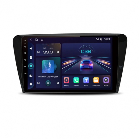 Octavia 3 (2013-2018) - Navigatie Skoda Octavia 3 (2013-2018), Android 12, 4GB 64GB, SIM 4G, CarPlay si Android Auto ecran 10.1 Inch
