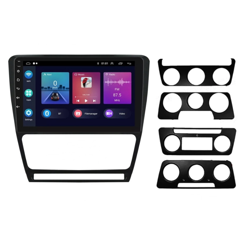 Produse Resigilate - Navigatie Skoda Octavia 2 (2004-2014) cu Android 13, 2GB RAM 64 GB ROM ecran 10.1 Inch,Carplay si Android Auto