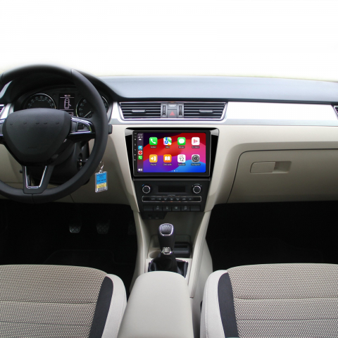 Navigatie Skoda Rapid (2013–2018) cu Android 12, 4GB RAM 64GB ROM, SIM 4G, CarPlay si Android Auto, DSP, ecran 9 inch [4]