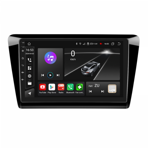 Skoda Rapid (2013-2018) - Navigatie Skoda Rapid (2013–2018) cu Android 12, 8GB RAM 128GB ROM, SIM 4G, CarPlay si Android Auto, DSP, ecran 9 inch