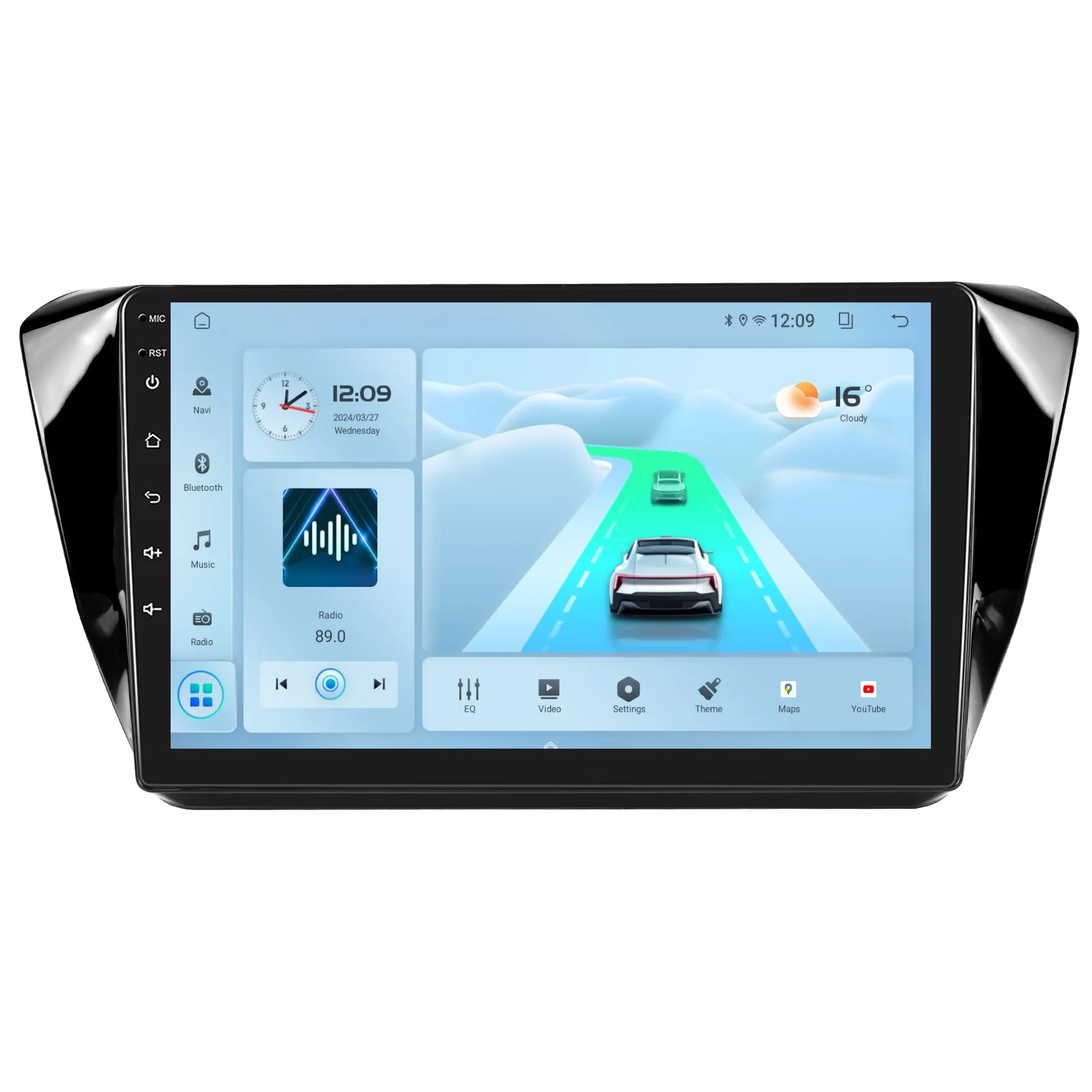 Skoda Superb 3 (2015-2019) - Navigatie Skoda Superb 3 (2015-2019) cu Android 12, 2GB RAM 32GB ROM ecran 10.1 Inch,Carplay si Android Auto