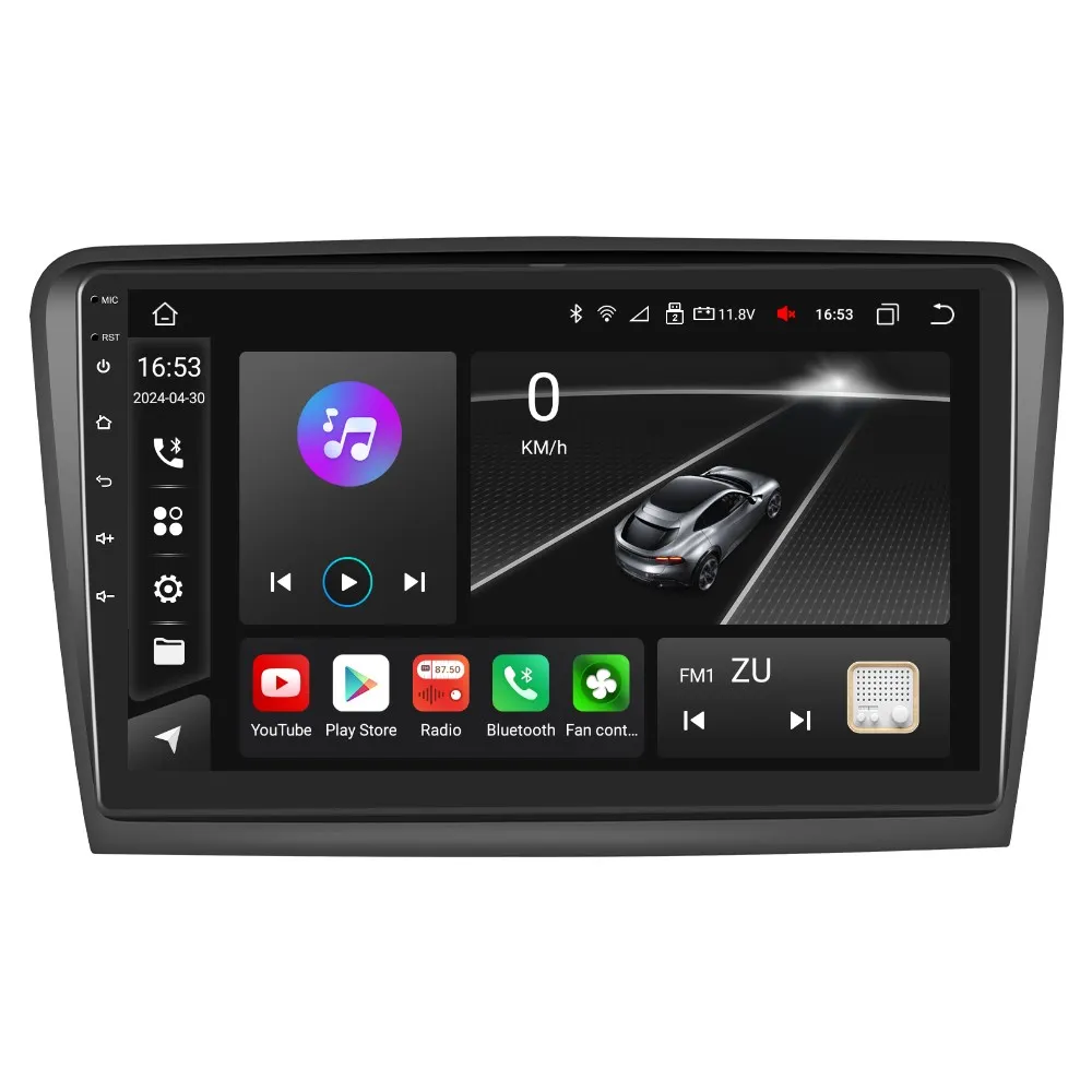 Superb 2 (2008-2015) - Navigatie Skoda Superb 2 (2008-2015) cu Android 12, 8GB RAM 128GB ROM, DSP, SIM 4G, ecran 10.1 Inch,Carplay si Android Auto