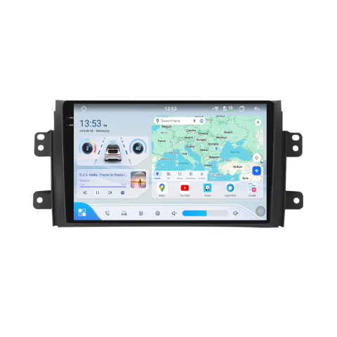 PROMOTII % - Navigatie Suzuki SX4 (2005-2014) Android 14, 12GB RAM, 256GB ROM, Ecran 9.33 inch 2K QLED