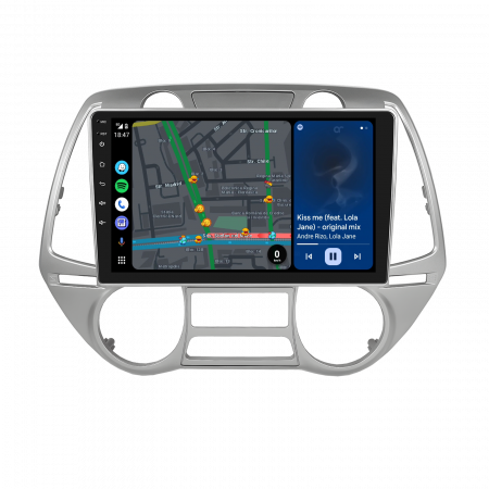 Navigatie Hyundai i20 (2008-2012), Android 12, 4GB RAM 64GB, SIM 4G. DSP, Carplay si Android auto, ecran 9 inch [2]