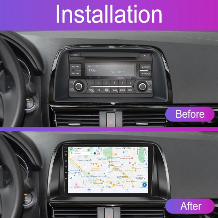 Navigatie Mazda CX-5 (2012-2015), Android 12, 2GB RAM 32GB, DSP, Carplay si Android auto, ecran 9 inch [2]