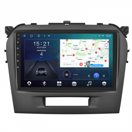 Suzuki Vitara 4 (2014-2018) - Navigatie Suzuki Vitara 4 (2014-2018), Android 12, 4GB RAM 64GB, SLOT SIM 4G, DSP, Carplay si Android auto, ecran 9 inch