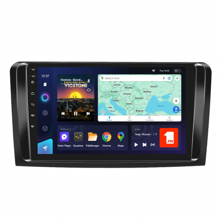 Mercedes-Benz ML (2005-2011) - Navigatie TEYES CC3L Mercedes-Benz ML (2005-2011), 4GB+32GB, OCTA-CORE 1.6GHZ, SIM 4G, CarPlay si Android Auto,DSP, ecran 9 inch