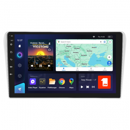 Toyota Avensis (2002-2008) - Navigatie TEYES CC3L Toyota Avensis (2002-2008), 4GB+32GB, OCTA-CORE 1.6GHZ, SIM 4G, CarPlay si Android Auto,DSP, ecran 9 inch