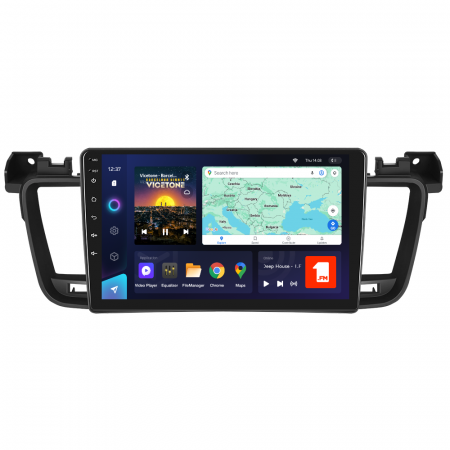 Peugeot 508 (2011-2018) - Navigatie TEYES CC3L Peugeot 508 (2012-2016), 4GB+32GB, OCTA-CORE 1.6GHZ, SIM 4G, CarPlay si Android Auto,DSP, ecran 9 inch