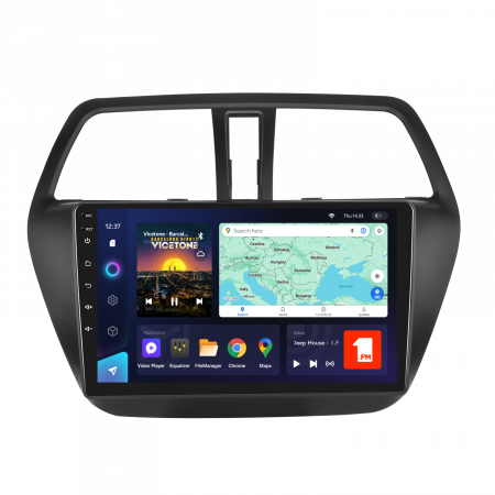 Suzuki S-CROSS (2012-2016) - Navigatie TEYES CC3L Suzuki S-CROSS (2012-2016), 4GB+32GB, OCTA-CORE 1.6GHZ, SIM 4G, CarPlay si Android Auto,DSP, ecran 9 inch