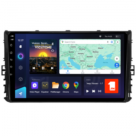 Volkswagen T-ROC (2018-2022) - Navigatie TEYES Volkswagen T-ROC (2018-2022), 4GB+32GB, OCTA-CORE 1.6GHZ, SIM 4G, CarPlay si Android Auto,DSP, ecran 9 inch