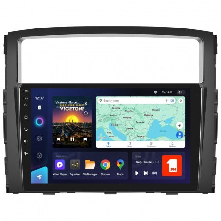 Mitsubishi Pajero (2006-2020) - Navigatie TEYES Mitsubishi Pajero (2006-2020), 4GB+32GB, OCTA-CORE 1.6GHZ, SIM 4G, CarPlay si Android Auto,DSP, ecran 9 inch