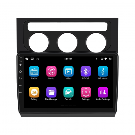 Navigatie Touran 1 (2003-2010) cu Android 12, 2GB 32GB, CarPlay si Android Auto, DSP, ecran 10 inch Rama Neagra [7]