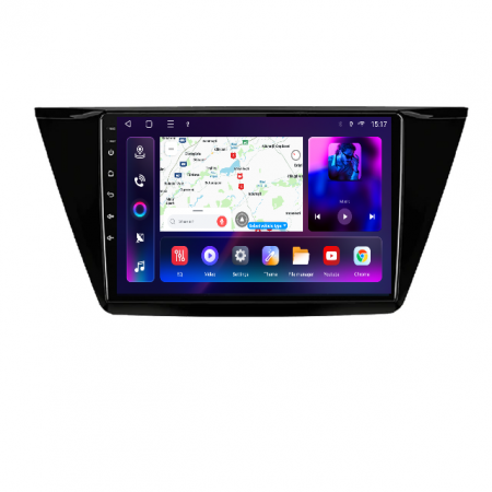 Touran (2016-2020) - Navigatie Touran (2016-2020), Android 12 8GB RAM 128GB ROM, SIM 4G, DSP CarPlay si Android Auto Wi-fi, Youtube, Waze, ecran 10.1 inch