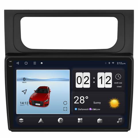 Touran II (2010-2015) - navigatie-android-touran-2010-2015-carplay-ecran-10-inch