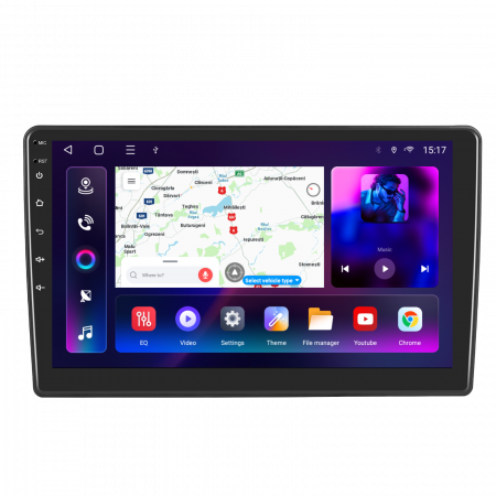 Toyota Auris (2006-2011) - Navigatie Toyota Auris (2006-2011), Android 12, 8GB RAM 128GB, SIM 4G, DSP, Carplay si Android auto, ecran 10.1 inch