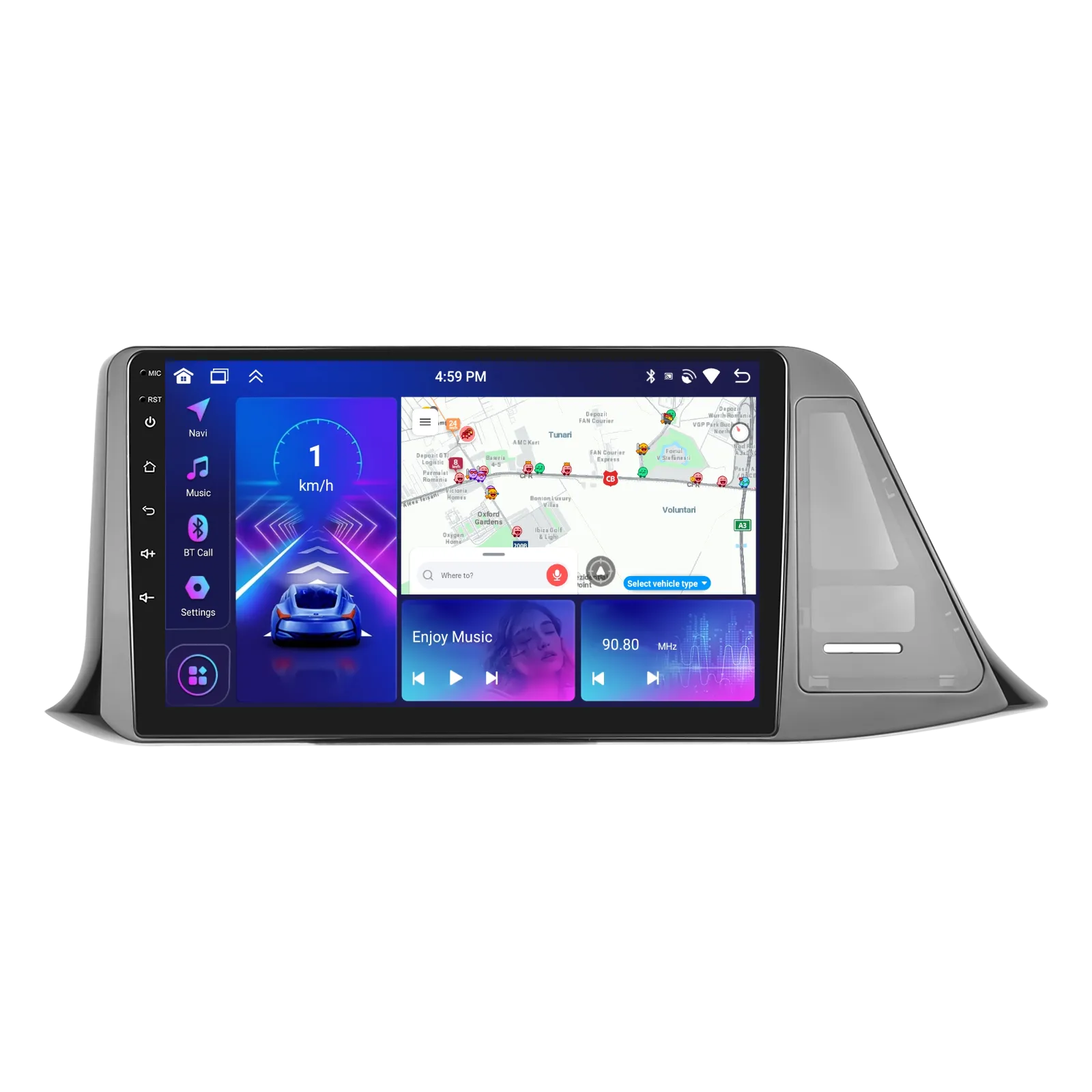 Toyota C-HR (2016-2020) - Navigatie Toyota C-HR (2016-2020), Android 13, 4GB RAM 64GB, DSP, Carplay si Android auto, ecran 9 inch