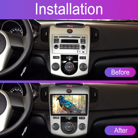 Navigatie KIA Forte Cerato (2009-2017), Android 12, 4GB RAM 64GB, SIM 4G, DSP, Carplay si Android auto, ecran 9 inch [4]