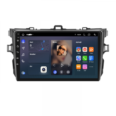 Corolla (2009-2013) - Navigatie Toyota Corolla (2009-2013), 2GB RAM 32GB Android,Carplay si Android auto, dedicata, ecran 9 inch