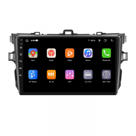 Navigatie Toyota Corolla (2009-2013), Android 12, 8GB RAM 128GB, SIM 4G, DSP, Carplay si Android auto, ecran 9 inch [4]