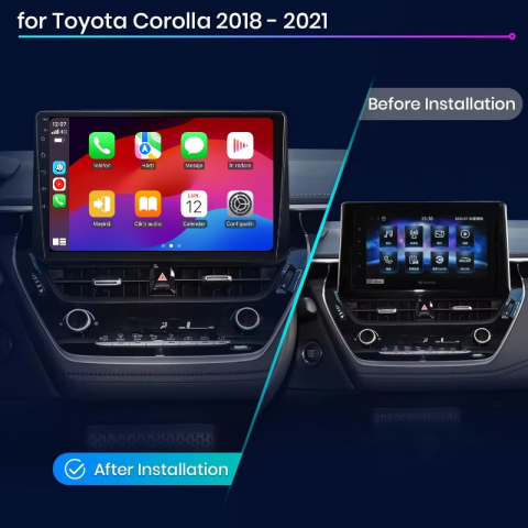 Navigatie Toyota Corolla (2018-2021) cu Android, 2GB RAM 32GB ROM, DSP, ecran 10.1 Inch,Carplay si Android Auto [1]