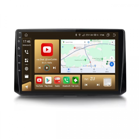 Navigatie Toyota Corolla (2018-2021) cu Android, 8GB RAM 128GB ROM SLOT SIM 4G, DSP, ecran 10.1 Inch,Carplay si Android Auto [2]