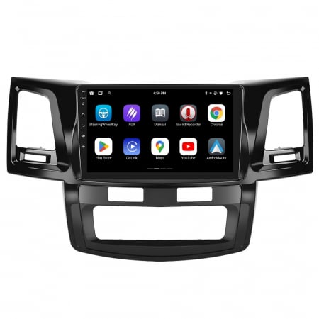 Navigatie Toyota Hilux (2005-2014), cu Android 13, 4GB RAM 64GB ROM, DSP, CarPlay si Android Auto Wi-fi, Youtube, Waze, ecran HD 9 Inch [5]