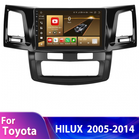Navigatie Toyota Hilux (2005-2014), cu Android 12, DSP 2GB RAM 32GB ROM, DSP, CarPlay si Android Auto Wi-fi, Youtube, Waze, ecran HD 10.1 Inch [4]