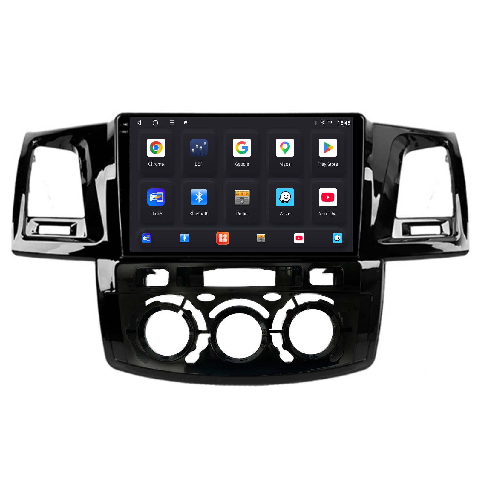 Navigatie Toyota Hilux (2008-2014), OCTA-CORE, 4GB RAM 64 GB ROM, Android 14, ecran 2K QLED 2000 X 1200 PX, 9.5 inch [1]