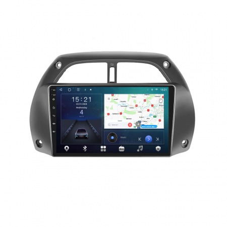 Toyota RAV 4 (2001-2006) - Navigatie Toyota RAV 4 (2001-2006), cu Android 12, 4GB RAM 64GB ROM,SIM 4G, DSP, CarPlay si Android Auto Wi-fi, ecran 9 inch