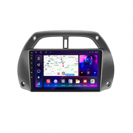 Toyota RAV 4 (2001-2006) - Navigatie Toyota RAV 4 (2001-2006), cu Android 12, 8GB RAM 128GB ROM,SIM 4G, DSP, CarPlay si Android Auto Wi-fi, ecran 9 inch