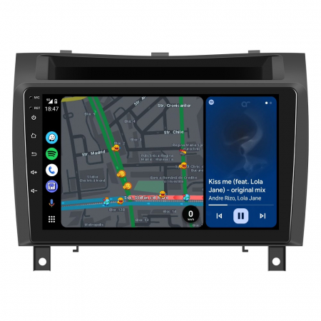 Navigatie Mercedes-Benz SLK (2004-2010), Android 12, 2GB RAM 32GB, DSP, Carplay si Android auto, ecran 9 inch [6]