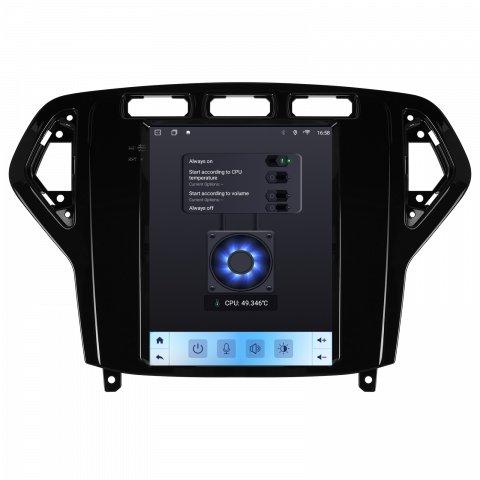 Navigatie Ford Mondeo (2007-2010) Tip Tesla, Android 12, 2GB RAM 32GB, DSP, CarPlay si Android Auto, ecran 9,7 inch [6]