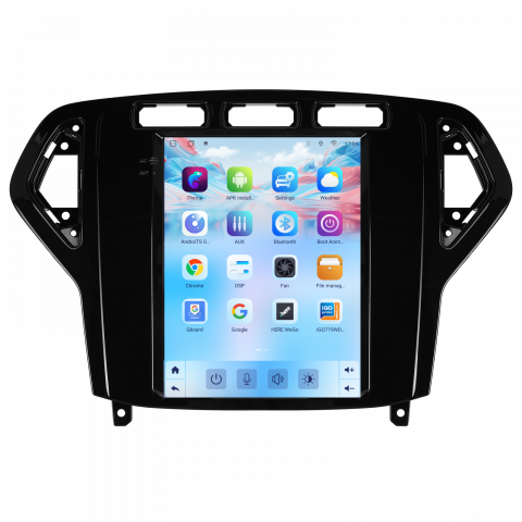 Navigatie Ford Mondeo (2007-2010) Tip Tesla, Android 12, 2GB RAM 32GB, DSP, CarPlay si Android Auto, ecran 9,7 inch [2]