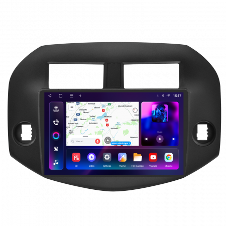 Toyota RAV 4 III (2005-2013) - Navigatie Toyota RAV 4 III (2005-2013), Android 12, 4GB RAM 64GB, SLOT SIM 4G, DSP, Carplay si Android auto, ecran 9 inch
