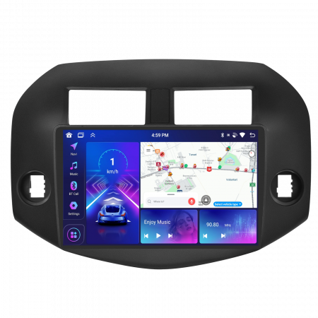 Toyota RAV 4 III (2005-2013) - Navigatie Toyota RAV 4 III (2005-2013), Android 13, 4GB RAM 64GB, DSP, Carplay si Android auto, ecran 9 inch
