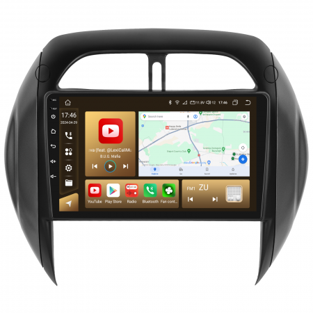 Navigatie Toyota RAV4 (2003-2005), Android 12, 8GB RAM 128GB, SLOT SIM 4G, DSP, Carplay si Android auto, ecran 9 inch [6]