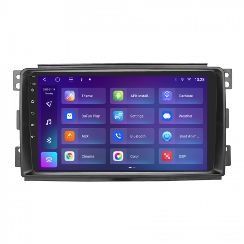 Navigatie Mercedes Benz Smart (2005-2010) cu Android, 2GB RAM 32GB ROM, DSP, ecran 9 Inch, Carplay si Android Auto [2]