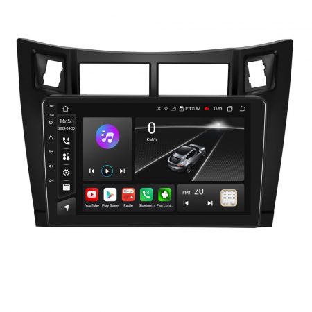 Navigatie Toyota Yaris (2006-2011), Android 12, 8GB RAM 128GB,SLOT SI 4G. DSP, Carplay si Android auto, ecran 9 inch [4]