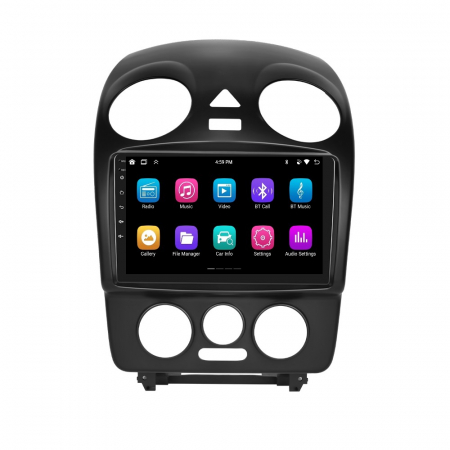 Navigatie Volkswagen New Beetle (2004-2010), Android 12, 4GB RAM 64GB, SLOT SIM 4G, DSP, Carplay si Android auto, ecran 9 inch [5]
