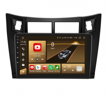 Toyota Yaris (2006-2011) - Navigatie Toyota Yaris (2006-2011), Android 12, 8GB RAM 128GB,SLOT SI 4G. DSP, Carplay si Android auto, ecran 9 inch