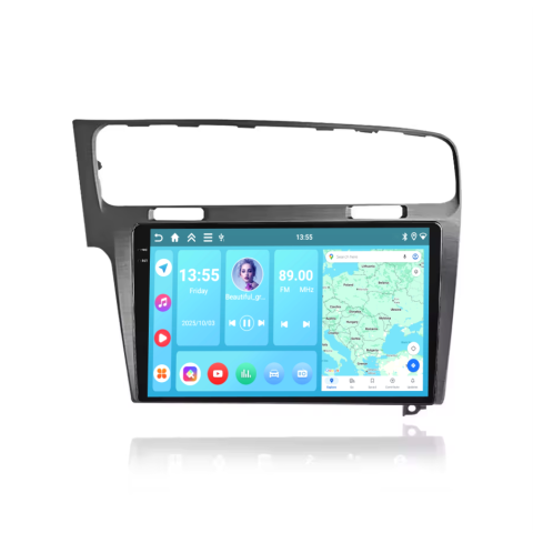 Golf 7 (2012-2020) - Navigatie Volkswagen Golf 7 (2012-2020)  Display INCELL, Android 15, 4GB 128GB, DSP, CarPlay si Android Auto ecran 10 Inch