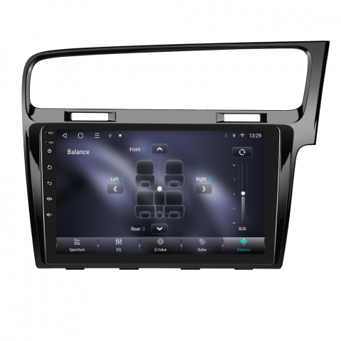 Navigatie Volkswagen Golf 7 (2012-2020) Android 12, 4GB RAM 64GB ROM, DSP, SIM 4G, CarPlay si Android Auto Wi-fi, Youtube, Waze, ecran HD 10.1 Inch - NEGRU [5]